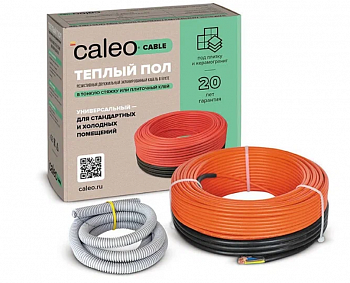 Нагревательная секция для теплого пола CALEO CABLE 18W-10, 0.9-1.4 м2