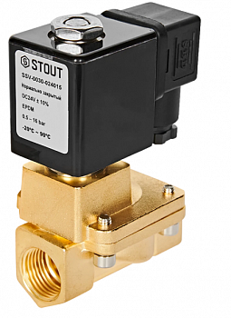 Клапан соленойдный (электромагнитный), непрямого действия, Н3, 220 В, G 1/2