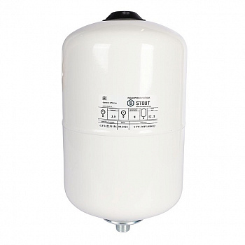 Расширительный бак для ГВС STOUT 12 л белый